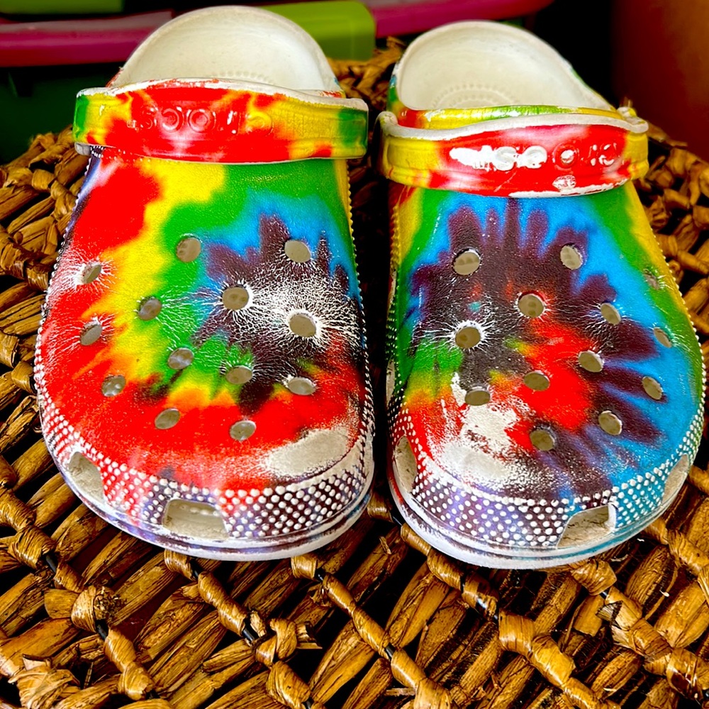 Tye Dye Crocs - image 1